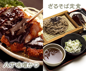 八丁味噌かつ・ざるそば